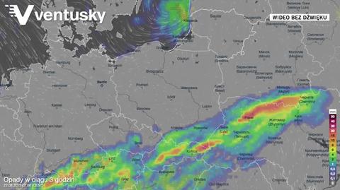Prognozowane opady deszczu w kolejnych dniach 