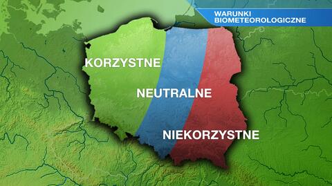 Warunki biometeo w środę 