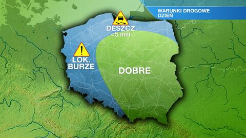 Warunki drogowe w piątek