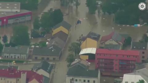 Do akcji ratunkowych w Ostrawie wykorzystywane są śmigłowce