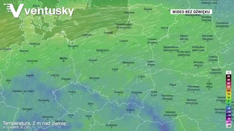 Prognozowana temperatura w sylwestra i Nowy Rok