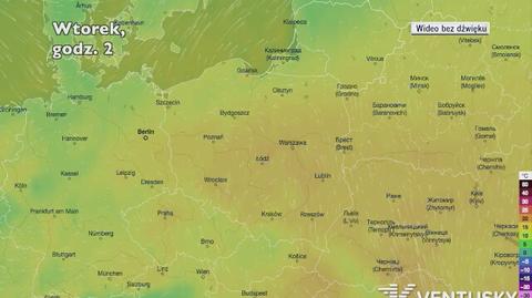 Temperatura w kolejnych dniach (Ventusky.com) | wideo bez dźwięku