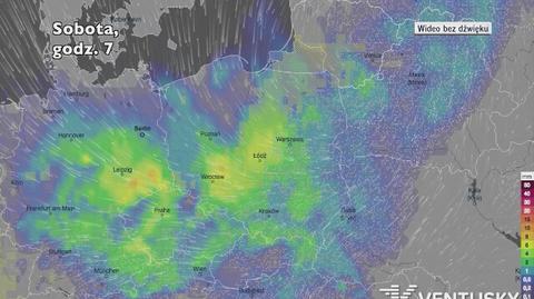 Opady w najbliższych dniach (ventusky.com)