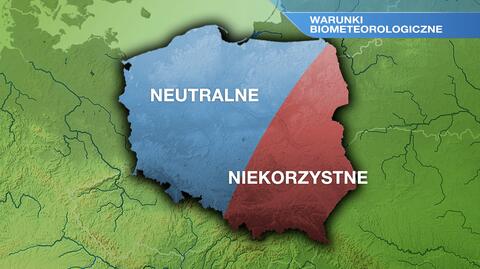 Warunki biometeo w niedzielę