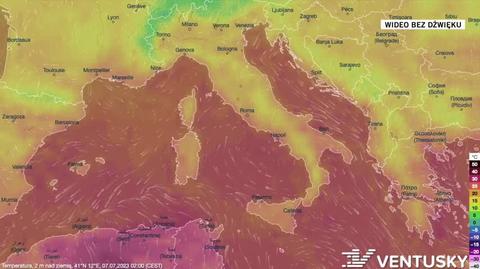 Temperatura we Włoszech w weekend