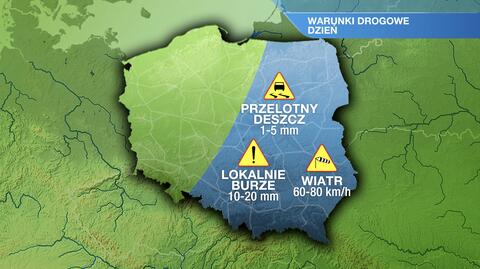 Warunki drogowe w sobotę 06.08