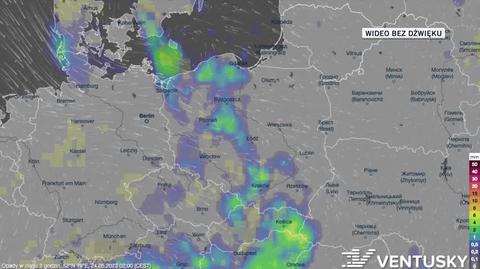 Prognoza opadów w kolejnych dniach