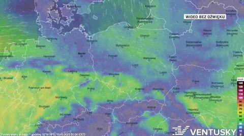 Prognoza porywów wiatru na kolejne dni