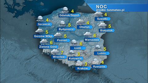 Pogoda na noc 29/30.12