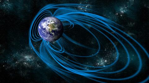 Rozłożenie pola magnetycznego na powierzchni Ziemi