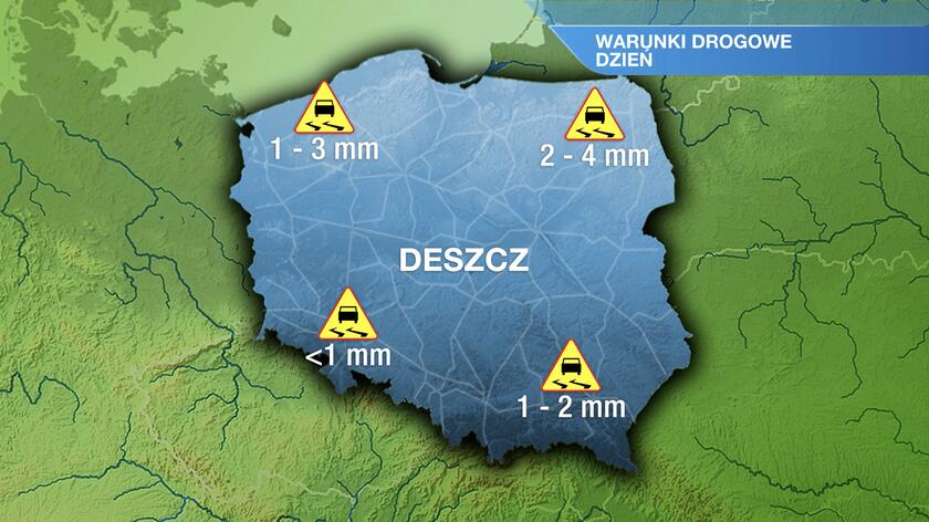 Warunki drogowe w piątek 24.03