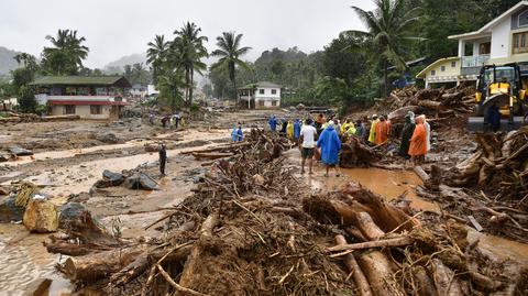 Po ulewach w stanie Kerala