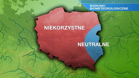 Warunki biometeo na sobotę