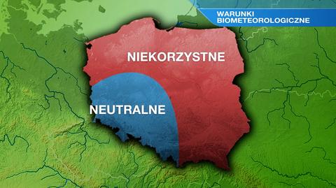 Warunki biometeo w niedzielę