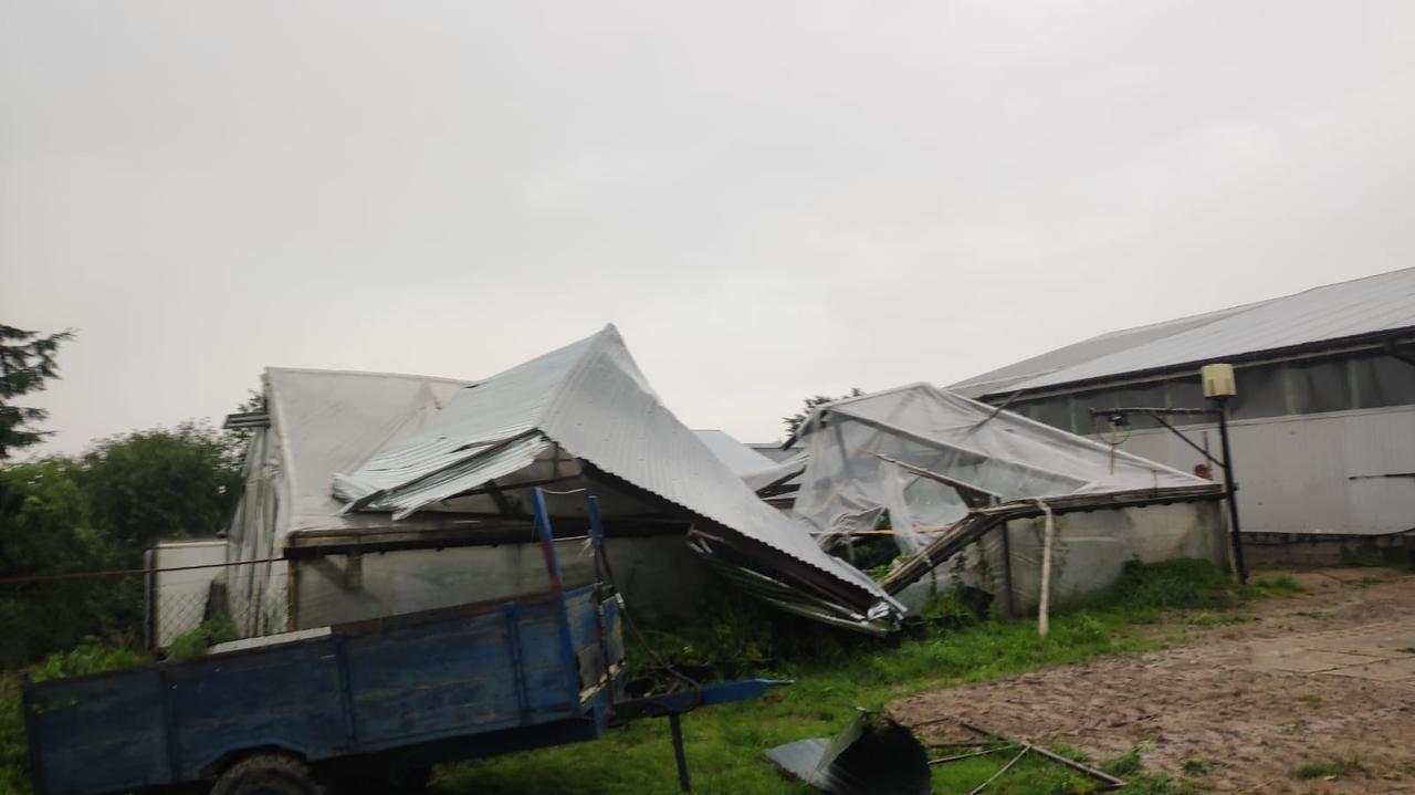 El granizo destruyó tejados y el viento partió árboles.  Más de 1.500 intervenciones tras las tormentas