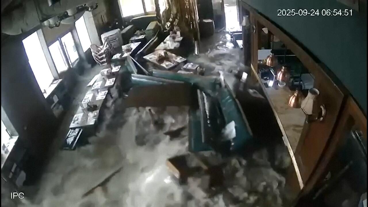 Zniszczenie restauracji zajęło kilkadziesiąt sekund