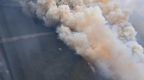 Pożar lasu w hrabstwie Butte w Kalifornii