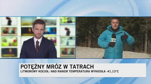 Mroźny poranek w Tatrach