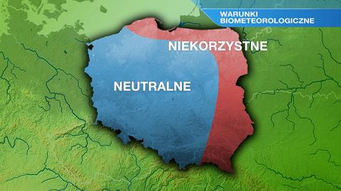 Warunki biometeo w niedzielę