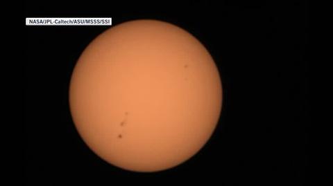 Perseverance nagrał zaćmienie Słońca na Marsie - nagranie z kwietnia 2022