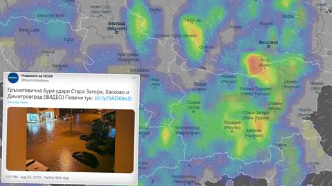 Nawałnice przeszły nad Starą Zagorą