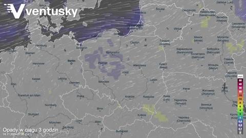 Prognozowane opady w kolejnych dniach