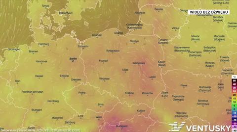 Prognoza temperatury na okres 11-15.07