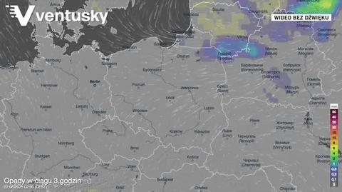 Prognozowane opady na kolejne dni