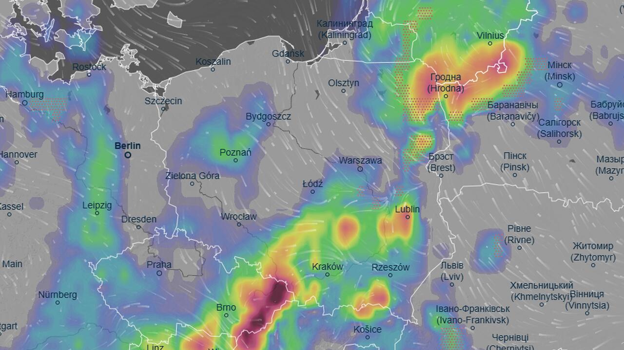 Burze z ulewami i silny wiatr – Polska pod frontem atmosferycznym w środę