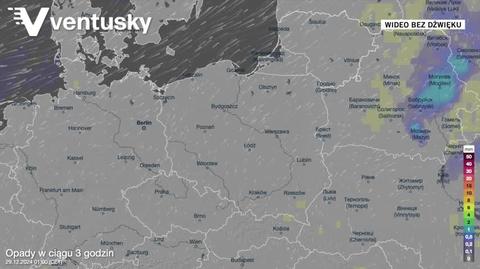 Prognozowane opady w dniach 29.12-02.01