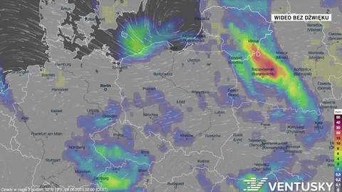 Prognoza opadów na kolejne dni