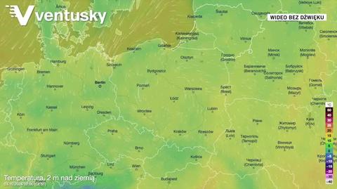 Prognoza temperatury na kolejne dni