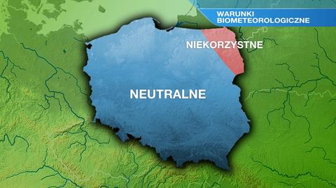 Warunki biometeo w środę