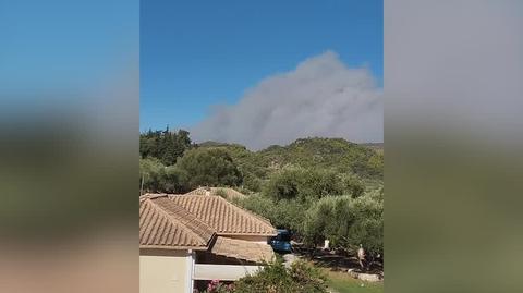 Pożar na Zakynthos