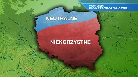 Warunki biometeo w sobotę