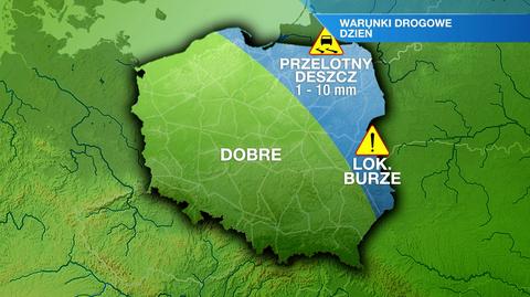 Warunki drogowe w piątek 14.07