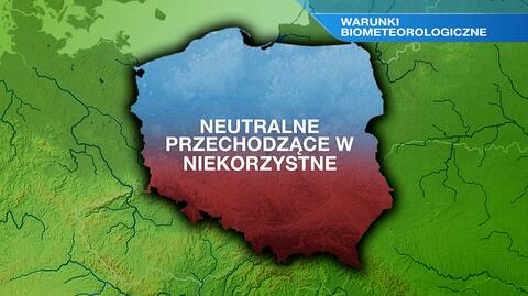 Warunki biometeo w sobotę