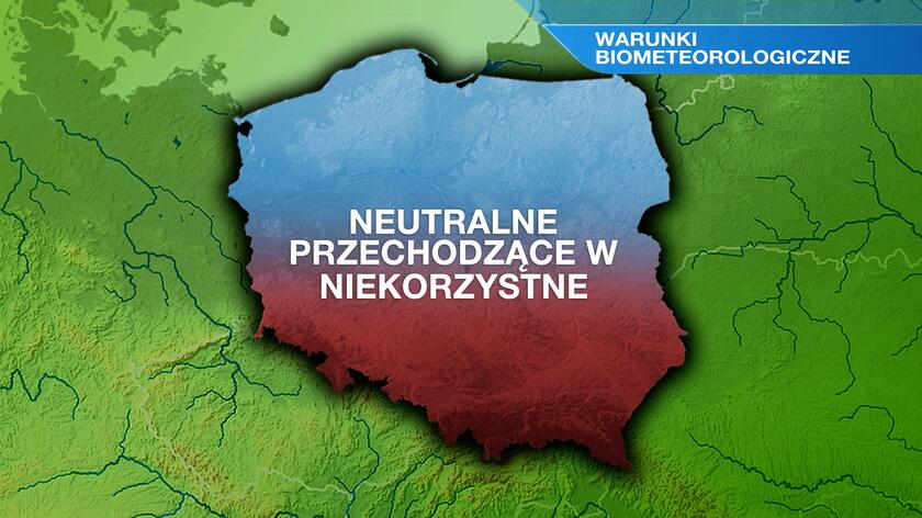 Warunki biometeo w sobotę