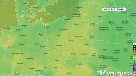 Prognoza temperatury na kolejne dni