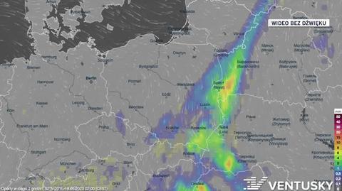 Prognozowane opady w dniach 18-22.05