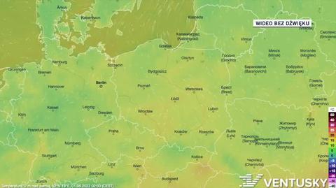 Prognoza temperatury na 01-05.06