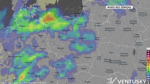 Prognozowane opady w dniach 26-30.08