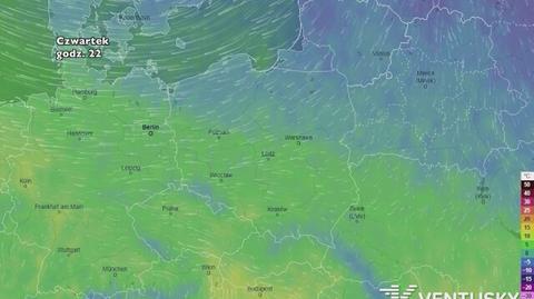 Temperatura w najbliższych dniach (ventusky.com)