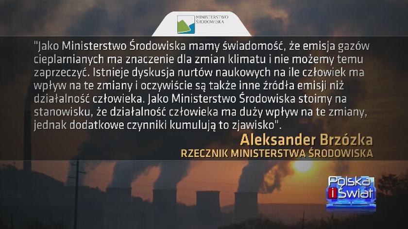Prezydent Andrzej Duda o zmianach klimatu