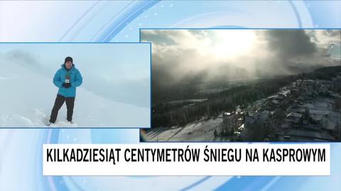 Zagrożenie lawinowe w Tatrach. Relacja reportera TVN24