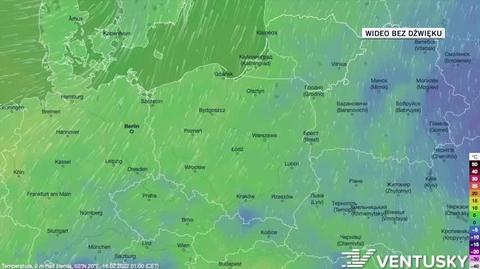 Prognozowana temperatura w dniach 16-20.02