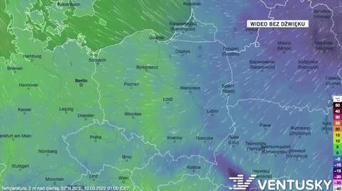 Prognoza temperatury na kolejne dni