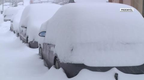 Śnieżny paraliż w Przemyślu