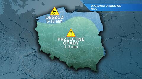 Warunki drogowe w nocy