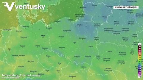 Prognoza temperatury na kolejne dni